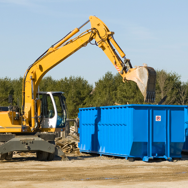 are there any restrictions on where a residential dumpster can be placed in Apple River Illinois